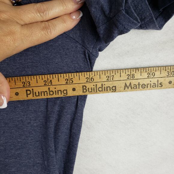 Superman Men's XXL Classic Shield Logo Graphic Tee Shirt Soft Blue Cotton Blend - Picture 4 of 6